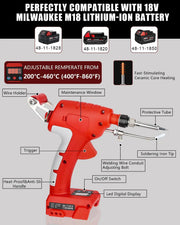 Soldering Welding Welder Iron for Milwaukee 18V Battery by salelink.co.nz