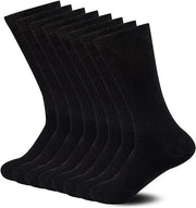 Black Socks Business Socks Crew Socks Dress Socks (12 Pairs) Men's - SIZE7-10 by dealonline.co.nz