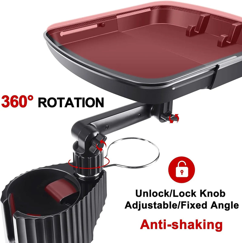Car Cup Holder Tray Food Table by salelink.co.nz