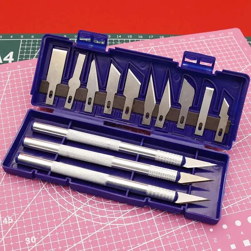 Aluminum Alloy Carving Knife Set Graver 13pc Steel Aluminum Alloy by China Dropship