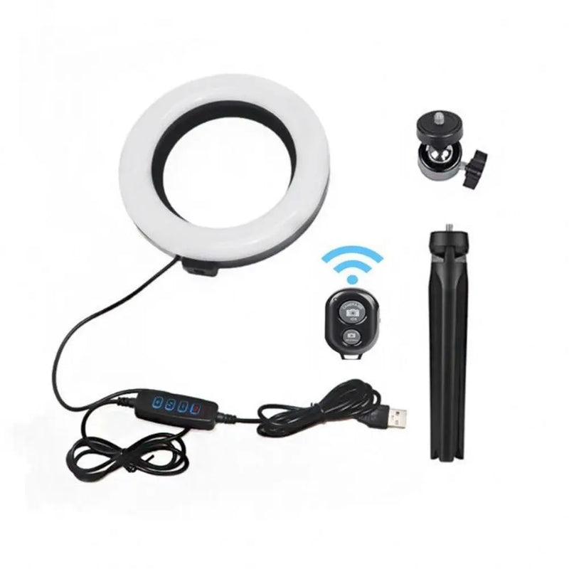 Action Outdoors Limited 6-Inch Desktop Ring Light for Live Streaming and Makeup 6-Inch Desktop Ring Light for Live Streaming and Makeup