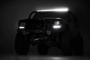 50 Inch Black Series LED Light Bar Curved Single Row by Magwarehouse.com