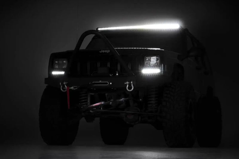 50 Inch Black Series LED Light Bar Curved Single Row by Magwarehouse.com