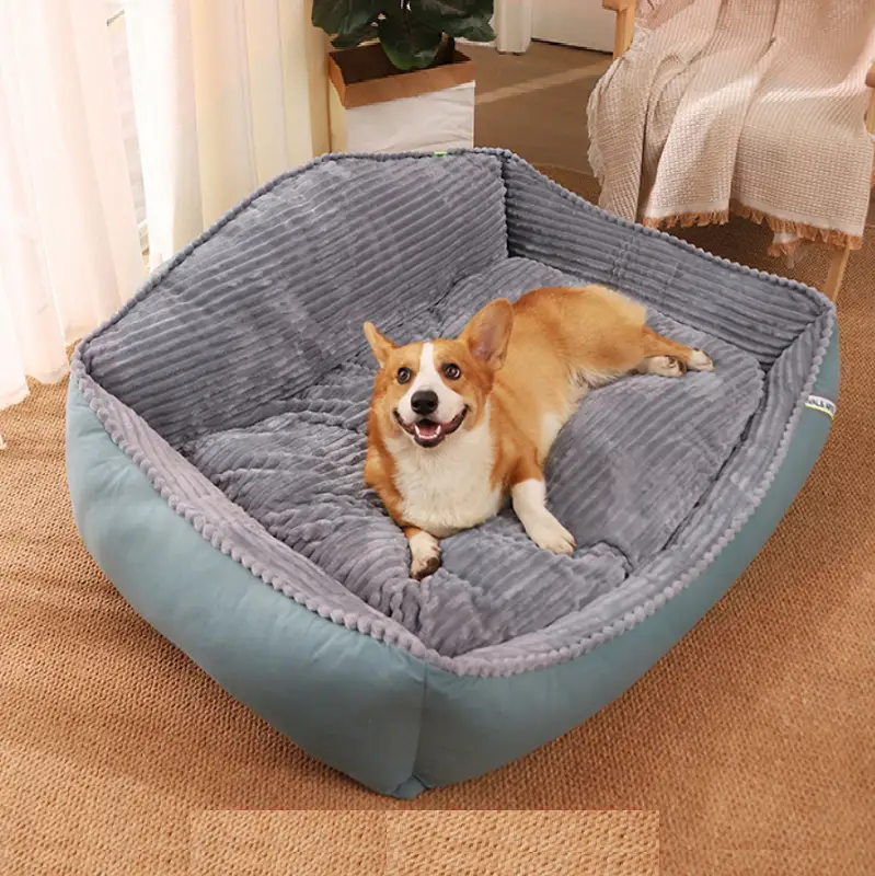High Back Bolster Comfort Pet bed Dog Bed Super Thick Warm 3 Size Available by dealonline.co.nz