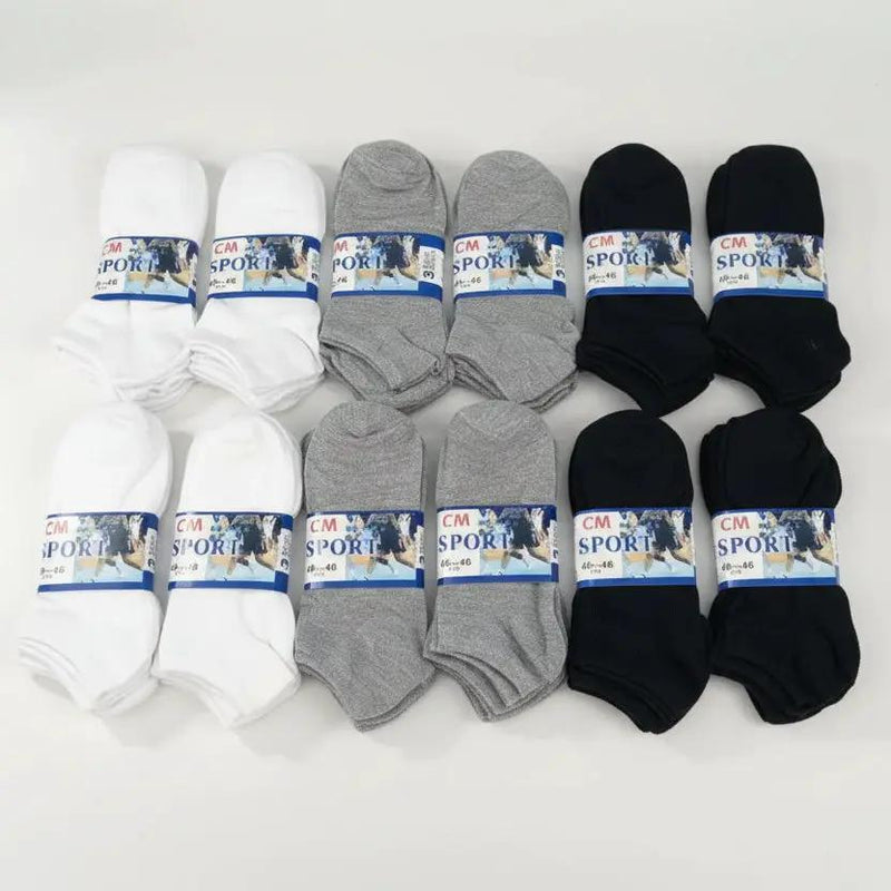 (36 Pairs) MIX colour Thin Ankle Socks M7-11/ W9-13 by dealonline.co.nz