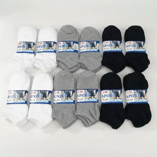 (36 Pairs) MIX colour Thin Ankle Socks M7-11/ W9-13 by dealonline.co.nz