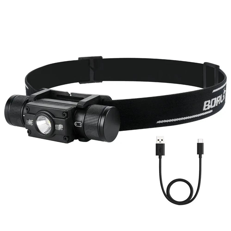 BORUiT LED Head Torch Lamp Light Rechargeable Headlight Headlamp Camping 7 Mode by China Dropship