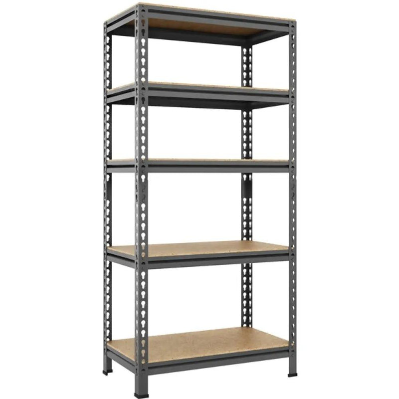 5-Tier Utility Shelves Adjustable Metal Shelving Units by Yaheetech