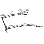 72LED 8X/10X USB Magnifying Glass with 3 Colours Light (10 different variants available) by Habicare