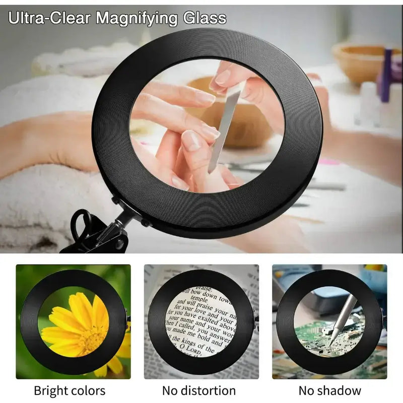 72LED 8X/10X USB Magnifying Glass with 3 Colours Light (10 different variants available) by Habicare