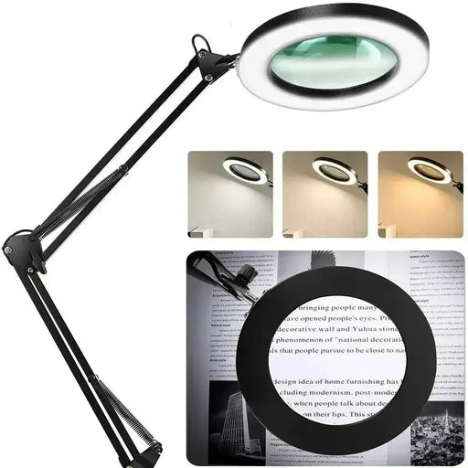 72LED 8X/10X USB Magnifying Glass with 3 Colours Light (10 different variants available) by Habicare