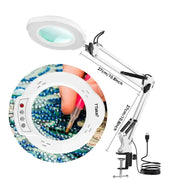72LED 8X/10X USB Magnifying Glass with 3 Colours Light (10 different variants available) by Habicare