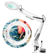72LED 8X/10X USB Magnifying Glass with 3 Colours Light (10 different variants available) by Habicare