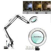 72LED 8X/10X USB Magnifying Glass with 3 Colours Light (10 different variants available) by Habicare