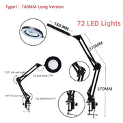72LED 8X/10X USB Magnifying Glass with 3 Colours Light (10 different variants available) by Habicare