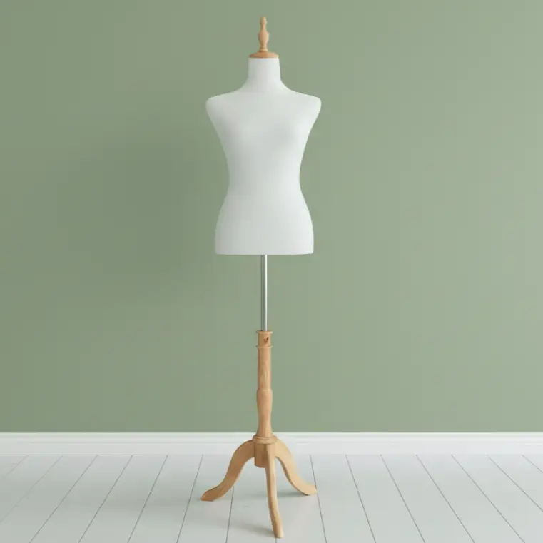 Plus Size Half Body Mannequin Stand Velvet Surface by dealonline.co.nz