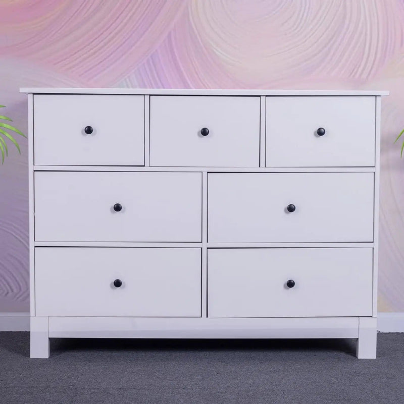 'Pamela' Chest of 7 White Drawers by sue-e furniture