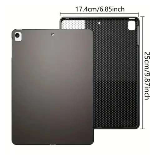 Full-Body Cover for iPad (7th, 8th, 9th generation) 10.2” (Gloss Black) by 9eight5