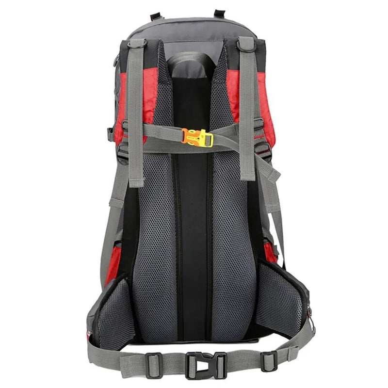 Mead's Supply & Equipment Outfitters limited Backpacks & Hiking Bags 60L Hiking Backpack with Rain Cover — Lightweight Nylon Trekking Pack 60L Hiking Backpack with Rain Cover — Lightweight Nylon Trekking Pack