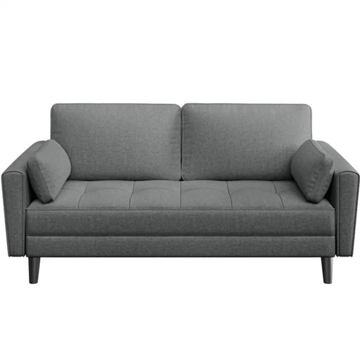 Yaheetech Fabric Upholstered Sofa 2 Seater Couch with Tufted Single Seat Cushion Fabric Upholstered Sofa 2 Seater Couch with Tufted Single Seat Cushion