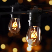 SportZone.co.nz Occasions > Christmas > Outdoor Decorations & Lights 74m LED Festoon String Lights Outdoor Christmas Wedding Waterproof Garden Decor 74m LED Festoon String Lights Outdoor Christmas Wedding Waterproof Garden Decor