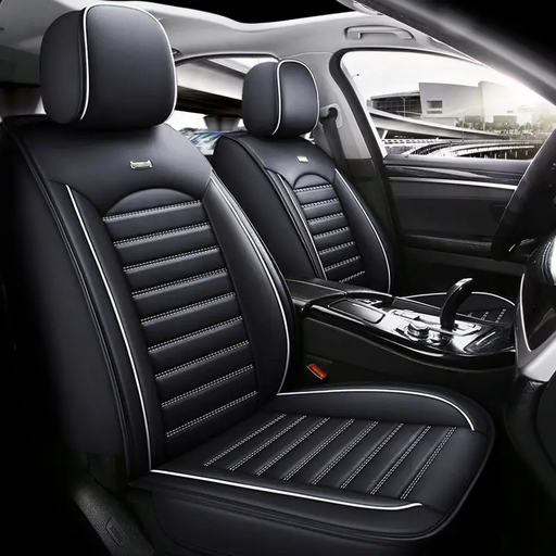 Car Seat Cover Faux Leather Cushion 5 Seater Full Set Front Rear Premium Quality by dealonline.co.nz