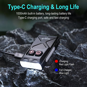 BORUIT EV15 Mini Light Rechargeable Torch EDC Work Lamp Keychain LED Flashlight by China Dropship