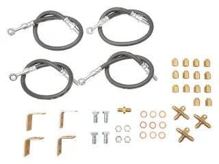 Rubber Brake Hose Kit - 3/8" Banjo - for Tandem axle