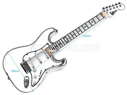 Orange Electric Guitar, MS-100/ORG, Glossy by dealonline.co.nz