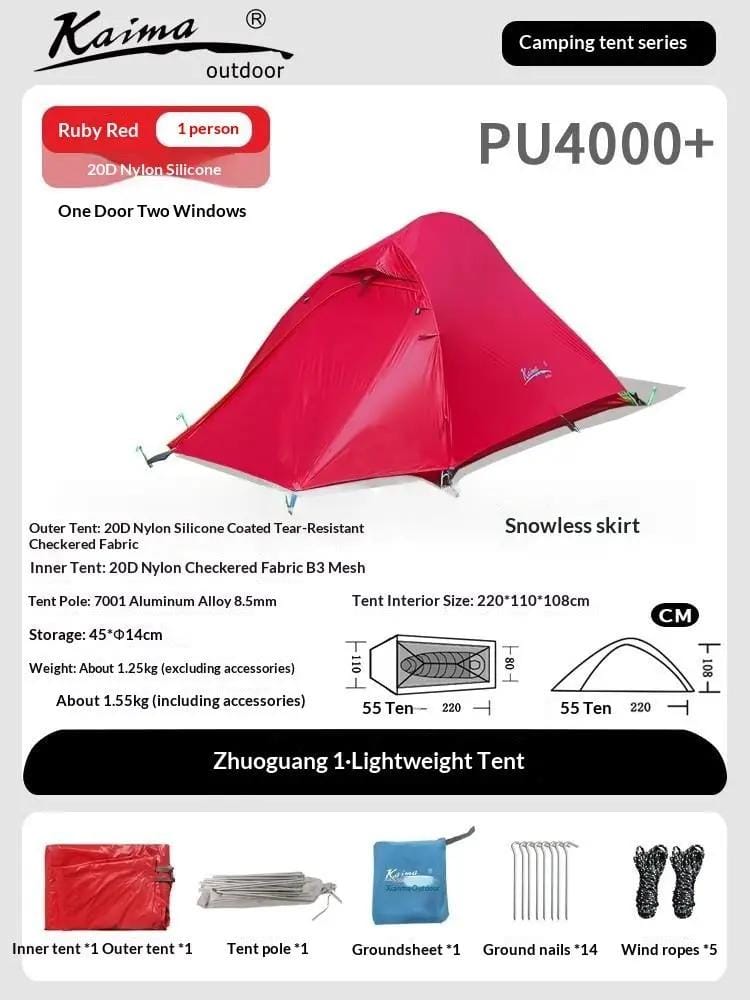 Mead's Supply & Equipment Outfitters limited Tents Ultralight Hiking Tent — 1–2 Person Camping Shelter Ultralight Hiking Tent — 1–2 Person Camping Shelter