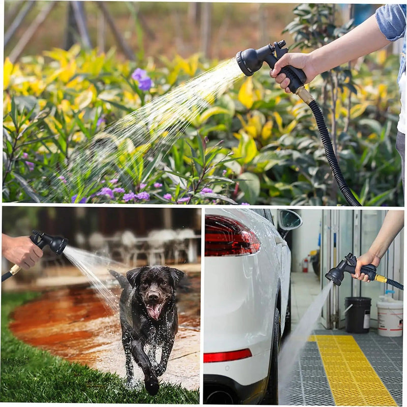 SportZone.co.nz Home & Garden > Garden Tools > Gardening Tools 75FT Expandable Garden Hose NZ – 8 Spray Modes, Flexible Water Hose with Shut-Off Valve 75FT Expandable Garden Hose NZ – 8 Spray Modes, Flexible Water Hose with Shut-Off Valve
