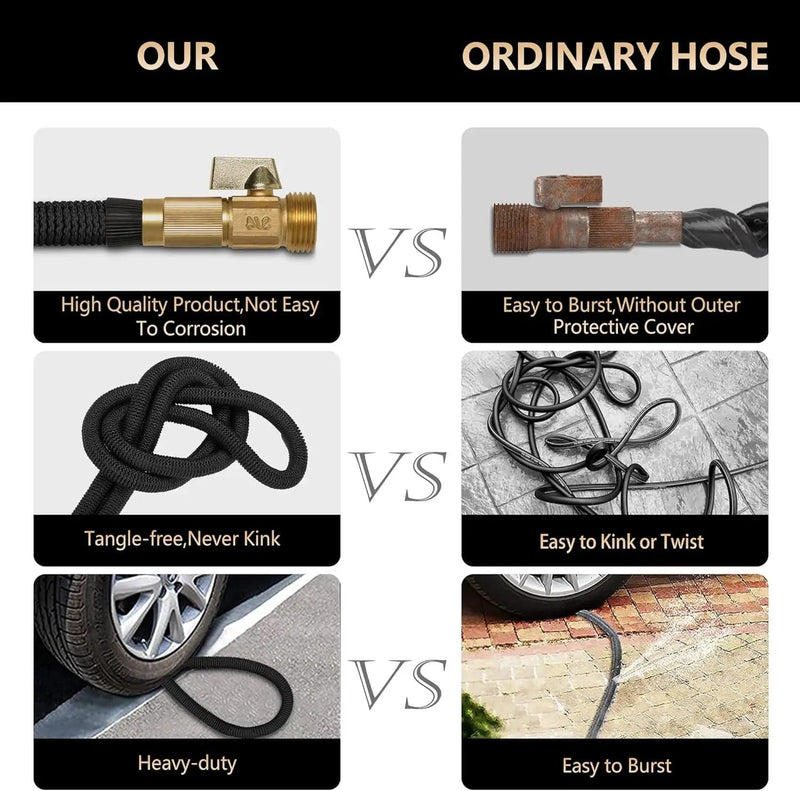 SportZone.co.nz Home & Garden > Garden Tools > Garden Hoses 75FT Expandable Garden Hose with 10 Spray Nozzle 75FT Expandable Garden Hose with 10 Spray Nozzle