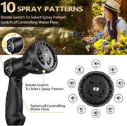 SportZone.co.nz Home & Garden > Garden Tools > Garden Hoses 75FT Expandable Garden Hose with 10 Spray Nozzle 75FT Expandable Garden Hose with 10 Spray Nozzle