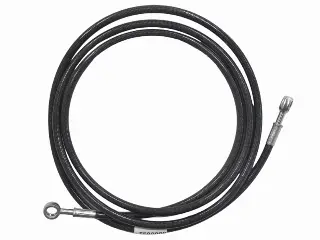 Braided Stainless Steel Teflon Hose - Banjo to Banjo - 2m