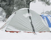 2-Person Double-Layer Four-Season Mountaineering Tent with Snow Skirt DLYF7275 by ECOTREK