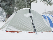 3-Person Double-Layer Four-Season Mountaineering Tent with Snow Skirt DYLF3037 by ECOTREK