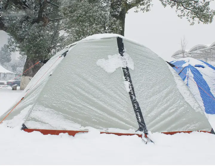 3-Person Double-Layer Four-Season Mountaineering Tent with Snow Skirt DYLF3037 by ECOTREK