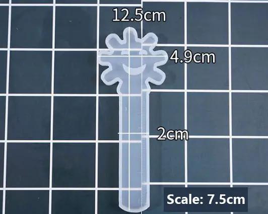 DIY Ruler Moulds Epoxy Resin Moulds Jewelry Making DIY Craft Tools - Flower Smiley Face Ruler by Resin Art NZ