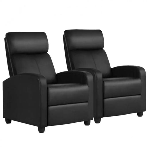 1 pair PU Leather Recliner Chairs by Yaheetech