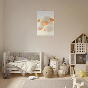 Fluffy Sheep Asleep by Blank Wall Print Shop