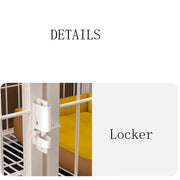 60cm Medium Dog Crate Dog Kennel Dog Kennel Heavy Duty Metal Tube by dealonline.co.nz