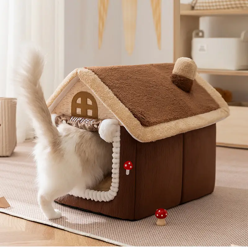 Cat House for Indoor Cats Large Washable Cat Cave by dealonline.co.nz