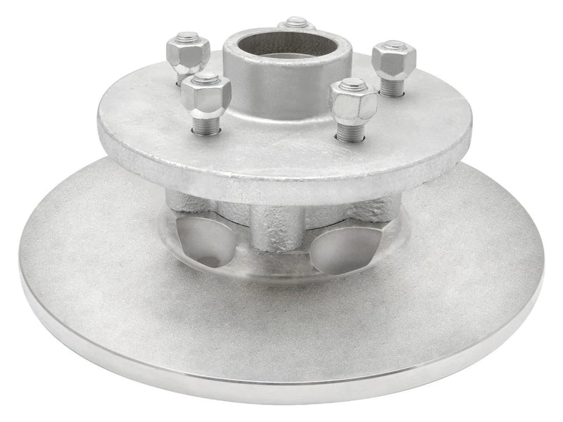 1500kg Disc Braked H&S Set - CI Disc - 5x4-1/2"x1/2" - Bulk by Trojan