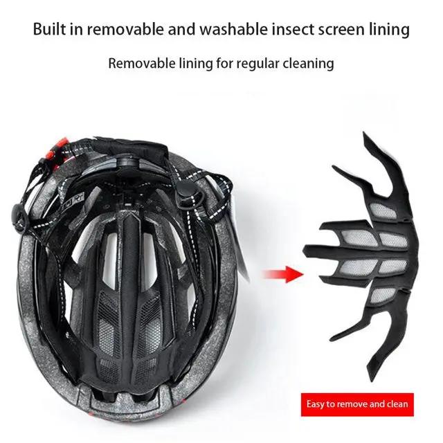Ecotrek Bicycle Helmet with Rear Light – Adjustable Breathable Cycling Helmet HT629012 by ECOTREK