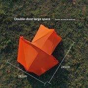 Mead's Supply & Equipment Outfitters limited Pufferfish 2-Person Ultralight Three-Season Tent 15D Nylon Pufferfish 2 Person Tent Ultralight Three Season