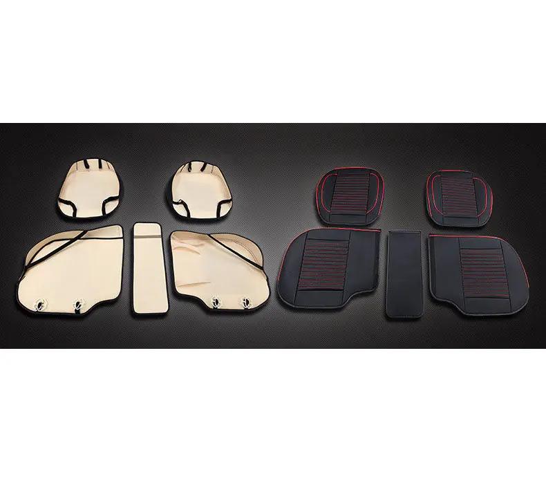 Car Seat Cover Faux Leather Cushion 5 Seater Full Set Front Rear Premium Quality by dealonline.co.nz
