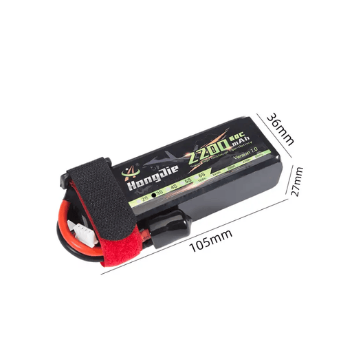 11.1V 2200mAh Li-Po Rechargeable Battery for RC Car by dealonline.co.nz