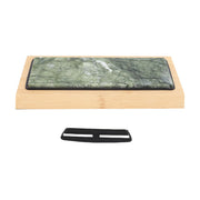 Green Jade Sharpening Stone 2 Side Grit 10000 Fine Polishing Whetstone With Bambusoideae Base Angle Guide by China Dropship