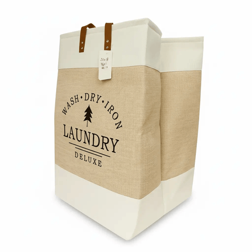 Nest & Stem Homewares Laundry Basket Frankly Cotton Lined Laundry Basket 57x36x 29cm wide Frankly Cotton Lined Laundry Basket 57x36x 29cm wide