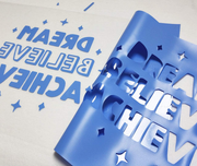 30x300cm Heat Transfer Vinyl Paper - Sky Blue by salelink.co.nz